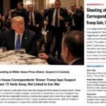 واشنگٹن میں وائٹ ہاؤس کوریسپونڈنٹس ڈنر کے دوران پیش آنے والے فائرنگ کے واقعے پر امریکی صدر ڈونلڈ ٹرمپ نے ردعمل دیتے ہوئے کہا ہے کہ مشتبہ حملہ آور نے تقریباً 15 گز کے فاصلے سے حملے کی کوشش کی اور بظاہر ہدف وہی تھے۔ ان کا کہنا تھا کہ ابتدائی معلومات کے مطابق اس واقعے کا ایران جنگ یا کسی بیرونی تنازع سے کوئی تعلق نظر نہیں آتا۔ ہفتے کی رات واشنگٹن میں منعقدہ اس اہم سالانہ میڈیا ڈنر کے دوران اچانک فائرنگ یا فائرنگ جیسی آوازوں نے تقریب میں موجود شرکاء میں شدید خوف و ہراس پھیلا دیا۔ صدر ڈونلڈ ٹرمپ، خاتون اول میلانیا ٹرمپ اور دیگر اعلیٰ حکام فوری طور پر سیکریٹ سروس کی حفاظت میں محفوظ مقام پر منتقل کر دئے گئے، جبکہ حملہ آور کو موقع پر ہی گرفتار کر لیا گیا۔ بعد ازاں میڈیا سے گفتگو کرتے ہوئے صدر ٹرمپ نے واقعے کی تفصیلات بتاتے ہوئے کہا کہ مشتبہ شخص کے پاس متعدد ہتھیار موجود تھے اور اس نے سیکیورٹی چیک پوائنٹ کے قریب حملہ کرنے کی کوشش کی۔ ان کے مطابق سیکریٹ سروس کے اہلکاروں نے غیر معمولی جرات اور بروقت کارروائی کرتے ہوئے صورتحال کو قابو میں لیا، جس سے ممکنہ طور پر ایک بڑے سانحے کو روکا گیا۔ صدر ٹرمپ نے بتایا کہ جس وقت واقعہ پیش آیا وہ اسٹیج کے قریب موجود تھے اور اچانک زوردار آوازیں سنیں، جو ابتدائی طور پر ٹرے گرنے یا کسی شے کے ٹوٹنے جیسی محسوس ہوئیں۔ ان کے مطابق وہ صورتحال سمجھنے کی کوشش کر رہے تھے کہ اسی دوران خاتون اول میلانیا ٹرمپ نے فوراً خبردار کیا کہ یہ خطرناک آوازیں ہیں، جس کے بعد سیکیورٹی اہلکار فوری طور پر حرکت میں آ گئے۔ امریکی صدر نے مزید کہا کہ حملہ آور نے تقریباً 15 گز کے فاصلے سے فائرنگ کی کوشش کی، تاہم ایک سیکریٹ سروس اہلکار اپنی ڈیوٹی کے دوران گولی لگنے سے محفوظ رہا کیونکہ اس نے بلٹ پروف جیکٹ پہن رکھی تھی۔ ٹرمپ نے بتایا کہ انہوں نے زخمی اہلکار سے بات بھی کی ہے اور اس کی حالت تسلی بخش ہے۔ انہوں نے واضح کیا کہ ابتدائی شواہد کے مطابق اس حملے کا ایران یا کسی بین الاقوامی جنگی صورتحال سے کوئی تعلق ثابت نہیں ہوا، تاہم تحقیقات جاری ہیں اور تمام پہلوؤں کا جائزہ لیا جا رہا ہے۔ ان کا کہنا تھا کہ گرفتار ملزم کا تعلق امریکی ریاست کیلیفورنیا سے بتایا جا رہا ہے اور اس کے پس منظر کی مکمل چھان بین کی جا رہی ہے تاکہ یہ معلوم ہو سکے کہ آیا وہ اکیلا ملوث تھا یا کسی بڑے نیٹ ورک کا حصہ تھا۔ صدر ٹرمپ نے کہا کہ اس واقعے میں سیکریٹ سروس اور دیگر سیکیورٹی اداروں نے فوری کارروائی کرتے ہوئے ہزاروں افراد کی جانیں محفوظ بنائیں۔ ان کے مطابق یہ ادارے مسلسل خطرات کے باوجود اپنی ذمہ داریاں بہترین انداز میں انجام دے رہے ہیں۔ انہوں نے مزید کہا کہ امریکہ میں سیاسی اختلافات کے باوجود اس طرح کے واقعات قابل مذمت ہیں اور قوم کو متحد ہونے کی ضرورت ہے۔ ٹرمپ کا کہنا تھا کہ ہم اپنی عوامی تقاریب کو منسوخ نہیں کریں گے اور معمول کے مطابق سرگرمیاں جاری رہیں گی۔ انہوں نے اعلان کیا کہ آئندہ 30 دن میں اس سے بھی بڑی اور محفوظ تقریب منعقد کی جائے گی۔ سیکیورٹی اداروں کے مطابق واقعے کی مکمل تحقیقات جاری ہیں اور یہ بھی دیکھا جا رہا ہے کہ حملہ آور کس طرح سخت سیکیورٹی حصار کو عبور کرنے میں کامیاب ہوا۔ ابتدائی طور پر اسے ایک انفرادی حملہ قرار دیا جا رہا ہے، تاہم کسی بھی ممکنہ نیٹ ورک یا سازش کے پہلو کو نظر انداز نہیں کیا جا رہا۔ یہ واقعہ ایسے وقت میں پیش آیا ہے جب واشنگٹن میں سیاسی سرگرمیاں اور انتخابی ماحول پہلے ہی شدید کشیدگی کا شکار ہیں، جس نے امریکی داخلی سیکیورٹی کے نظام پر ایک بار پھر سوالات کھڑے کر دیے ہیں۔