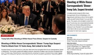 واشنگٹن میں وائٹ ہاؤس کوریسپونڈنٹس ڈنر کے دوران پیش آنے والے فائرنگ کے واقعے پر امریکی صدر ڈونلڈ ٹرمپ نے ردعمل دیتے ہوئے کہا ہے کہ مشتبہ حملہ آور نے تقریباً 15 گز کے فاصلے سے حملے کی کوشش کی اور بظاہر ہدف وہی تھے۔ ان کا کہنا تھا کہ ابتدائی معلومات کے مطابق اس واقعے کا ایران جنگ یا کسی بیرونی تنازع سے کوئی تعلق نظر نہیں آتا۔ ہفتے کی رات واشنگٹن میں منعقدہ اس اہم سالانہ میڈیا ڈنر کے دوران اچانک فائرنگ یا فائرنگ جیسی آوازوں نے تقریب میں موجود شرکاء میں شدید خوف و ہراس پھیلا دیا۔ صدر ڈونلڈ ٹرمپ، خاتون اول میلانیا ٹرمپ اور دیگر اعلیٰ حکام فوری طور پر سیکریٹ سروس کی حفاظت میں محفوظ مقام پر منتقل کر دئے گئے، جبکہ حملہ آور کو موقع پر ہی گرفتار کر لیا گیا۔ بعد ازاں میڈیا سے گفتگو کرتے ہوئے صدر ٹرمپ نے واقعے کی تفصیلات بتاتے ہوئے کہا کہ مشتبہ شخص کے پاس متعدد ہتھیار موجود تھے اور اس نے سیکیورٹی چیک پوائنٹ کے قریب حملہ کرنے کی کوشش کی۔ ان کے مطابق سیکریٹ سروس کے اہلکاروں نے غیر معمولی جرات اور بروقت کارروائی کرتے ہوئے صورتحال کو قابو میں لیا، جس سے ممکنہ طور پر ایک بڑے سانحے کو روکا گیا۔ صدر ٹرمپ نے بتایا کہ جس وقت واقعہ پیش آیا وہ اسٹیج کے قریب موجود تھے اور اچانک زوردار آوازیں سنیں، جو ابتدائی طور پر ٹرے گرنے یا کسی شے کے ٹوٹنے جیسی محسوس ہوئیں۔ ان کے مطابق وہ صورتحال سمجھنے کی کوشش کر رہے تھے کہ اسی دوران خاتون اول میلانیا ٹرمپ نے فوراً خبردار کیا کہ یہ خطرناک آوازیں ہیں، جس کے بعد سیکیورٹی اہلکار فوری طور پر حرکت میں آ گئے۔ امریکی صدر نے مزید کہا کہ حملہ آور نے تقریباً 15 گز کے فاصلے سے فائرنگ کی کوشش کی، تاہم ایک سیکریٹ سروس اہلکار اپنی ڈیوٹی کے دوران گولی لگنے سے محفوظ رہا کیونکہ اس نے بلٹ پروف جیکٹ پہن رکھی تھی۔ ٹرمپ نے بتایا کہ انہوں نے زخمی اہلکار سے بات بھی کی ہے اور اس کی حالت تسلی بخش ہے۔ انہوں نے واضح کیا کہ ابتدائی شواہد کے مطابق اس حملے کا ایران یا کسی بین الاقوامی جنگی صورتحال سے کوئی تعلق ثابت نہیں ہوا، تاہم تحقیقات جاری ہیں اور تمام پہلوؤں کا جائزہ لیا جا رہا ہے۔ ان کا کہنا تھا کہ گرفتار ملزم کا تعلق امریکی ریاست کیلیفورنیا سے بتایا جا رہا ہے اور اس کے پس منظر کی مکمل چھان بین کی جا رہی ہے تاکہ یہ معلوم ہو سکے کہ آیا وہ اکیلا ملوث تھا یا کسی بڑے نیٹ ورک کا حصہ تھا۔ صدر ٹرمپ نے کہا کہ اس واقعے میں سیکریٹ سروس اور دیگر سیکیورٹی اداروں نے فوری کارروائی کرتے ہوئے ہزاروں افراد کی جانیں محفوظ بنائیں۔ ان کے مطابق یہ ادارے مسلسل خطرات کے باوجود اپنی ذمہ داریاں بہترین انداز میں انجام دے رہے ہیں۔ انہوں نے مزید کہا کہ امریکہ میں سیاسی اختلافات کے باوجود اس طرح کے واقعات قابل مذمت ہیں اور قوم کو متحد ہونے کی ضرورت ہے۔ ٹرمپ کا کہنا تھا کہ ہم اپنی عوامی تقاریب کو منسوخ نہیں کریں گے اور معمول کے مطابق سرگرمیاں جاری رہیں گی۔ انہوں نے اعلان کیا کہ آئندہ 30 دن میں اس سے بھی بڑی اور محفوظ تقریب منعقد کی جائے گی۔ سیکیورٹی اداروں کے مطابق واقعے کی مکمل تحقیقات جاری ہیں اور یہ بھی دیکھا جا رہا ہے کہ حملہ آور کس طرح سخت سیکیورٹی حصار کو عبور کرنے میں کامیاب ہوا۔ ابتدائی طور پر اسے ایک انفرادی حملہ قرار دیا جا رہا ہے، تاہم کسی بھی ممکنہ نیٹ ورک یا سازش کے پہلو کو نظر انداز نہیں کیا جا رہا۔ یہ واقعہ ایسے وقت میں پیش آیا ہے جب واشنگٹن میں سیاسی سرگرمیاں اور انتخابی ماحول پہلے ہی شدید کشیدگی کا شکار ہیں، جس نے امریکی داخلی سیکیورٹی کے نظام پر ایک بار پھر سوالات کھڑے کر دیے ہیں۔