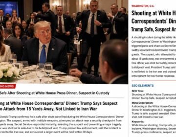 واشنگٹن میں وائٹ ہاؤس کوریسپونڈنٹس ڈنر کے دوران پیش آنے والے فائرنگ کے واقعے پر امریکی صدر ڈونلڈ ٹرمپ نے ردعمل دیتے ہوئے کہا ہے کہ مشتبہ حملہ آور نے تقریباً 15 گز کے فاصلے سے حملے کی کوشش کی اور بظاہر ہدف وہی تھے۔ ان کا کہنا تھا کہ ابتدائی معلومات کے مطابق اس واقعے کا ایران جنگ یا کسی بیرونی تنازع سے کوئی تعلق نظر نہیں آتا۔ ہفتے کی رات واشنگٹن میں منعقدہ اس اہم سالانہ میڈیا ڈنر کے دوران اچانک فائرنگ یا فائرنگ جیسی آوازوں نے تقریب میں موجود شرکاء میں شدید خوف و ہراس پھیلا دیا۔ صدر ڈونلڈ ٹرمپ، خاتون اول میلانیا ٹرمپ اور دیگر اعلیٰ حکام فوری طور پر سیکریٹ سروس کی حفاظت میں محفوظ مقام پر منتقل کر دئے گئے، جبکہ حملہ آور کو موقع پر ہی گرفتار کر لیا گیا۔ بعد ازاں میڈیا سے گفتگو کرتے ہوئے صدر ٹرمپ نے واقعے کی تفصیلات بتاتے ہوئے کہا کہ مشتبہ شخص کے پاس متعدد ہتھیار موجود تھے اور اس نے سیکیورٹی چیک پوائنٹ کے قریب حملہ کرنے کی کوشش کی۔ ان کے مطابق سیکریٹ سروس کے اہلکاروں نے غیر معمولی جرات اور بروقت کارروائی کرتے ہوئے صورتحال کو قابو میں لیا، جس سے ممکنہ طور پر ایک بڑے سانحے کو روکا گیا۔ صدر ٹرمپ نے بتایا کہ جس وقت واقعہ پیش آیا وہ اسٹیج کے قریب موجود تھے اور اچانک زوردار آوازیں سنیں، جو ابتدائی طور پر ٹرے گرنے یا کسی شے کے ٹوٹنے جیسی محسوس ہوئیں۔ ان کے مطابق وہ صورتحال سمجھنے کی کوشش کر رہے تھے کہ اسی دوران خاتون اول میلانیا ٹرمپ نے فوراً خبردار کیا کہ یہ خطرناک آوازیں ہیں، جس کے بعد سیکیورٹی اہلکار فوری طور پر حرکت میں آ گئے۔ امریکی صدر نے مزید کہا کہ حملہ آور نے تقریباً 15 گز کے فاصلے سے فائرنگ کی کوشش کی، تاہم ایک سیکریٹ سروس اہلکار اپنی ڈیوٹی کے دوران گولی لگنے سے محفوظ رہا کیونکہ اس نے بلٹ پروف جیکٹ پہن رکھی تھی۔ ٹرمپ نے بتایا کہ انہوں نے زخمی اہلکار سے بات بھی کی ہے اور اس کی حالت تسلی بخش ہے۔ انہوں نے واضح کیا کہ ابتدائی شواہد کے مطابق اس حملے کا ایران یا کسی بین الاقوامی جنگی صورتحال سے کوئی تعلق ثابت نہیں ہوا، تاہم تحقیقات جاری ہیں اور تمام پہلوؤں کا جائزہ لیا جا رہا ہے۔ ان کا کہنا تھا کہ گرفتار ملزم کا تعلق امریکی ریاست کیلیفورنیا سے بتایا جا رہا ہے اور اس کے پس منظر کی مکمل چھان بین کی جا رہی ہے تاکہ یہ معلوم ہو سکے کہ آیا وہ اکیلا ملوث تھا یا کسی بڑے نیٹ ورک کا حصہ تھا۔ صدر ٹرمپ نے کہا کہ اس واقعے میں سیکریٹ سروس اور دیگر سیکیورٹی اداروں نے فوری کارروائی کرتے ہوئے ہزاروں افراد کی جانیں محفوظ بنائیں۔ ان کے مطابق یہ ادارے مسلسل خطرات کے باوجود اپنی ذمہ داریاں بہترین انداز میں انجام دے رہے ہیں۔ انہوں نے مزید کہا کہ امریکہ میں سیاسی اختلافات کے باوجود اس طرح کے واقعات قابل مذمت ہیں اور قوم کو متحد ہونے کی ضرورت ہے۔ ٹرمپ کا کہنا تھا کہ ہم اپنی عوامی تقاریب کو منسوخ نہیں کریں گے اور معمول کے مطابق سرگرمیاں جاری رہیں گی۔ انہوں نے اعلان کیا کہ آئندہ 30 دن میں اس سے بھی بڑی اور محفوظ تقریب منعقد کی جائے گی۔ سیکیورٹی اداروں کے مطابق واقعے کی مکمل تحقیقات جاری ہیں اور یہ بھی دیکھا جا رہا ہے کہ حملہ آور کس طرح سخت سیکیورٹی حصار کو عبور کرنے میں کامیاب ہوا۔ ابتدائی طور پر اسے ایک انفرادی حملہ قرار دیا جا رہا ہے، تاہم کسی بھی ممکنہ نیٹ ورک یا سازش کے پہلو کو نظر انداز نہیں کیا جا رہا۔ یہ واقعہ ایسے وقت میں پیش آیا ہے جب واشنگٹن میں سیاسی سرگرمیاں اور انتخابی ماحول پہلے ہی شدید کشیدگی کا شکار ہیں، جس نے امریکی داخلی سیکیورٹی کے نظام پر ایک بار پھر سوالات کھڑے کر دیے ہیں۔