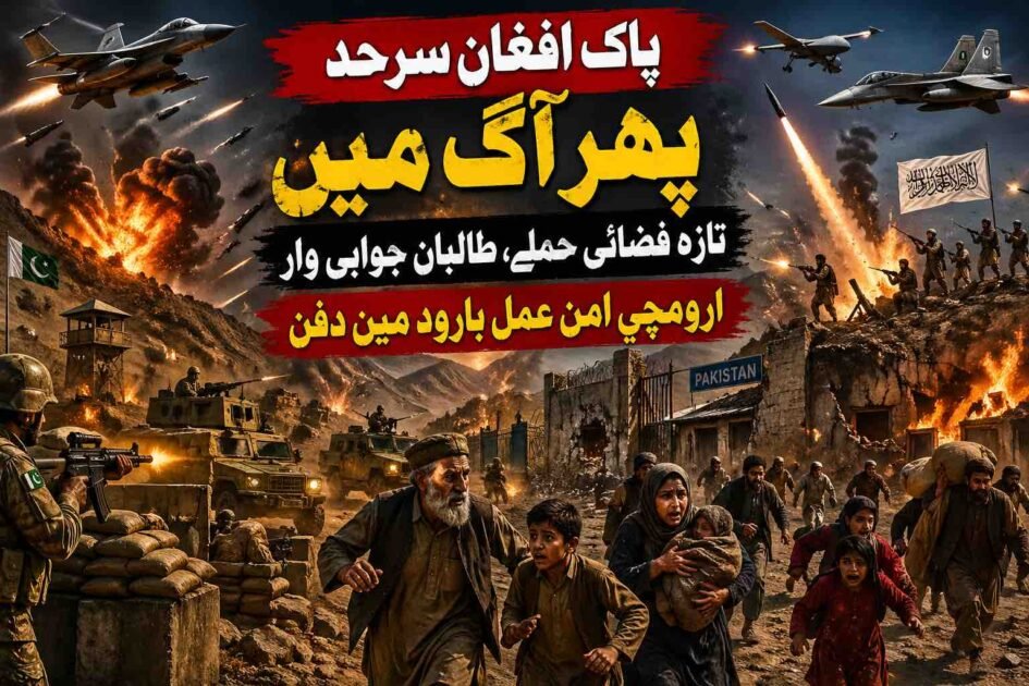 پاک فضائیہ کی افغانستان میں کارروائی، پاک افغان سرحدی خطہ دوبارہ جنگ کے دہانے پر گزشتہ روز پاک افغان سرحد ایک بار پھر آگ اور دھویں میں ڈوب گئی۔ کئی ہفتوں کی نسبتاً خاموش مگر بے یقینی سے بھری فضا کے بعد پاکستان نے افغانستان کے اندر متعدد حساس مقامات پر تازہ فضائی کارروائیاں کیں اور اس کے چند ہی گھنٹوں بعد امارت اسلامی افغانستان نے سرحدی پٹی کے ساتھ زمینی جوابی حملے شروع کر دئے۔ چمن سے سپن بولدک تک، باجوڑ سے کنڑ تک، مہمند سے ننگرہار تک اور خیبر و کرم کے پہاڑی راستوں تک رات بھر دھماکوں کی آوازیں گونجتی رہیں۔ سرحد کے دونوں جانب آباد ہزاروں خاندان ایک بار پھر خوف کے عالم میں جاگتے رہے۔ مقامی لوگوں کے لئے یہ اب کوئی نیا منظر نہیں رہا مگر ہر نئی بمباری کے ساتھ ان کے دلوں میں یہ احساس اور گہرا ہوتا جا رہا ہے کہ یہ جنگ اب محض سرحدی کشیدگی نہیں بلکہ ایک ایسے مسلسل تصادم میں بدل رہی ہے جس کا دائرہ کسی بھی وقت وسیع ہو سکتا ہے۔ پاکستانی عسکری ذرائع کے مطابق تازہ فضائی حملے انٹیلی جنس بیسڈ آپریشن کا حصہ تھے جن میں افغانستان کے اندر ان ٹھکانوں کو نشانہ بنایا گیا جہاں سے تحریک طالبان پاکستان، اس کے معاون جنگجو اور بعض دیگر شدت پسند گروہ پاکستان کے اندر حملوں کی تیاری کر رہے تھے۔ ذرائع کا کہنا ہے کہ کنڑ، ننگرہار، پکتیا، خوست، پکتیکا اور سپن بولدک کے اطراف کم از کم پندرہ سے بیس مقامات پر جنگی طیاروں اور مسلح ڈرونز نے بمباری کی۔ بعض مقامات پر زیر زمین اسلحہ ڈپو، لاجسٹک سرنگیں، عارضی تربیتی مراکز اور مواصلاتی مراکز کو نشانہ بنانے کا دعویٰ کیا گیا۔ پاکستانی فوج کی طرف سے باضابطہ مکمل تفصیلات جاری نہیں کی گئیں لیکن غیر رسمی بریفنگ میں یہ ضرور کہا گیا کہ حملے صرف انہی مقامات پر کئے گئے جہاں پاکستان کے خلاف فوری خطرات موجود تھے۔ افغانستان کی امارت اسلامی نے ان حملوں کو کھلی جارحیت قرار دیتے ہوئے کہا کہ پاکستان نے ایک بار پھر اپنی ناکام داخلی پالیسیوں کا ملبہ افغان سرزمین پر ڈالنے کی کوشش کی ہے۔ افغان وزارت دفاع کے ترجمان کے مطابق بمباری سے شہری آبادی کے قریب متعدد علاقے متاثر ہوئے اور چند مقامات پر رہائشی ڈھانچوں کو بھی نقصان پہنچا۔ افغان حکام نے یہ بھی کہا کہ پاکستان کے حملے صرف عسکری نہیں بلکہ سیاسی پیغام بھی ہیں کیونکہ اسلام آباد کابل پر دباؤ بڑھا کر اسے اپنی شرائط تسلیم کرانا چاہتا ہے۔ تاہم امارت اسلامی نے واضح کر دیا کہ وہ خاموش نہیں رہے گی اور اسی اعلان کے چند گھنٹوں بعد سرحدی علاقوں میں جوابی زمینی کارروائیوں کا سلسلہ شروع ہو گیا۔ سب سے پہلے بلوچستان کے چمن اور سپن بولدک سیکٹر میں شدید فائرنگ رپورٹ ہوئی۔ سرحدی چوکیوں پر مارٹر گولے داغے گئے اور پاکستانی فورسز نے توپخانے سے جواب دیا۔ قلعہ عبداللہ اور گلستان کے نزدیک رات گئے فوجی نقل و حرکت بڑھ گئی۔ ادھر خیبر پختونخوا میں باجوڑ کے لوئی ماموند، غاخی پاس، چارمنگ اور سالارزئی بیلٹ میں سرحد پار سے مارٹر گولے گرنے کی اطلاعات موصول ہوئیں۔ کئی دیہات کے مکین گھروں سے نکل کر محفوظ مقامات کی طرف چلے گئے۔ مہمند کے پنڈیالی اور یکہ غنڈ سیکٹر میں بھی فائرنگ کا تبادلہ ہوا جبکہ خیبر کے باڑہ اور تیراہ کے پہاڑی راستوں پر سکیورٹی الرٹ بڑھا دیا گیا۔ کرم کے خرلاچی اور پاراچنار کے نزدیک مقامی لوگوں نے توپوں کی گھن گرج سنی۔ افغان ذرائع دعویٰ کر رہے ہیں کہ امارت اسلامی کے جنگجوؤں نے چند پاکستانی سرحدی تنصیبات کو براہ راست نشانہ بنایا اور بعض مقامات پر پاکستانی فورسز کو پسپا ہونے پر مجبور کیا جبکہ پاکستانی حکام نے اس دعوے کی تصدیق نہیں کی۔ سرحد کے دونوں طرف بسنے والے عام لوگوں کے لئے یہ تمام دعوے اور جوابی دعوے اب صرف خبروں کی زبان نہیں رہے بلکہ روزمرہ زندگی کی حقیقت بن چکے ہیں۔ باجوڑ کے سرحدی گاؤں میں لوگوں کا کہنا ہے کہ رات بھر بچوں کو سلا نہ سکے۔ مویشی کھلے چھوڑنے پڑے۔ خواتین خوف سے قرآن ہاتھ میں لے کر بیٹھیں۔ چمن میں تجارتی منڈی کے دکانداروں نے بتایا کہ سرحد پر دھماکوں کی آواز کے ساتھ ہی سامان اتارنے والے مزدور بھاگ گئے۔ سپن بولدک میں افغان خاندانوں نے اپنے گھروں سے ضروری اشیا نکال کر محفوظ جگہوں پر منتقل کرنا شروع کر دیا۔ کنڑ اور ننگرہار میں بھی کئی دیہات سے نقل مکانی کی اطلاعات ہیں۔ سرحدی آبادی کا سب سے بڑا سوال یہی ہے کہ یہ جنگ آخر کب رکے گی کیونکہ ہر نئی کارروائی کے بعد اگلے جواب کا خوف پہلے سے زیادہ بڑھ جاتا ہے۔ یہ تازہ جھڑپیں دراصل فروری میں شروع ہونے والے اس عسکری سلسلے کی توسیع ہیں جسے پاکستان نے آپریشن غضب الحق کا نام دیا تھا۔ ابتدا میں اسے ایک محدود دفاعی اقدام قرار دیا گیا تھا مگر چند ہی ہفتوں میں یہ واضح ہو گیا کہ پاکستان اپنی مغربی سرحد پر پالیسی کی مکمل تبدیلی کر چکا ہے۔ اب اسلام آباد محض سفارتی احتجاج یا سرحدی بندش تک محدود نہیں بلکہ افغانستان کے اندر گہرائی تک جا کر ان مقامات کو نشانہ بنا رہا ہے جنہیں وہ ٹی ٹی پی اور اس کے سہولت کاروں کے مراکز سمجھتا ہے۔ پاکستانی سکیورٹی اداروں کے مطابق 2025 میں ملک کے اندر دہشتگردی میں غیر معمولی اضافہ ہوا۔ اسلام آباد کی مسجد میں خودکش دھماکہ، باجوڑ اور شمالی قبائلی اضلاع میں سکیورٹی چوکیوں پر حملے، بنوں، لکی مروت، ڈیرہ اسماعیل خان ، کرک اور کوہاٹ بیلٹ میں مسلسل خونریزی نے فوجی قیادت کو اس نتیجے پر پہنچایا کہ محض دفاعی حصار کافی نہیں رہا۔ اسی سوچ کے تحت فروری کے آخری ہفتے سے پاکستان نے افغانستان کے اندر وسیع فضائی اہداف کو نشانہ بنانا شروع کیا۔ عسکری ذرائع کے مطابق اب تک مختلف مراحل میں پچاس سے زائد مقامات ٹارگٹ کئے جا چکے ہیں جن میں کنڑ، ننگرہار، پکتیا، خوست، پکتیکا، قندھار اور کابل کے مضافات تک شامل ہیں۔ ان کارروائیوں میں طالبان کے بریگیڈ ہیڈکوارٹرز، ٹی ٹی پی کے تربیتی مراکز، سرحدی اسلحہ ڈپو، لاجسٹک نیٹ ورک، سرنگی راستے اور مواصلاتی مراکز شامل بتائے گئے۔ پاکستانی فوج کا دعویٰ ہے کہ ان حملوں نے سرحد پار حملہ آور نیٹ ورک کو شدید نقصان پہنچایا ہے اور ان کی نقل و حرکت محدود کر دی ہے۔ دوسری طرف افغان طالبان اسے کھلی جنگ قرار دے رہے ہیں اور مسلسل یہ بیانیہ دے رہے ہیں کہ پاکستان شہری آبادی کو نشانہ بنا رہا ہے۔ یہاں ایک اہم حقیقت یہ بھی ہے کہ اس جنگ کا میدان صرف فوجی نہیں بلکہ نفسیاتی بھی بن چکا ہے۔ پاکستان ہر حملے کے ذریعے یہ پیغام دے رہا ہے کہ اب وہ ٹی ٹی پی کے معاملے پر مزید برداشت نہیں کرے گا۔ افغان امارت ہر جوابی شیلنگ کے ذریعے یہ ثابت کرنا چاہتی ہے کہ وہ پاکستان کے دباؤ میں نہیں آئے گی۔ یہی وجہ ہے کہ دونوں جانب عسکری نقصان سے زیادہ بیانیاتی برتری کی جنگ لڑی جا رہی ہے۔ پاکستانی میڈیا میں اسے قومی سلامتی کی جنگ کہا جا رہا ہے جبکہ افغان حلقے اسے خود مختاری کے دفاع کی لڑائی قرار دے رہے ہیں۔ اس بیانیاتی جنگ کے بیچ سرحدی عوام پِس رہے ہیں۔ معاشی سطح پر اس تصادم نے حالات مزید خراب کر دئے ہیں۔ طورخم اور چمن کی گزرگاہیں مسلسل دباؤ میں ہیں۔ ہزاروں تجارتی کنٹینر پھنسے ہوئے ہیں۔ افغان پھل، سبزیاں اور خشک میوہ خراب ہو رہا ہے۔ پاکستانی برآمد کنندگان کو بھاری نقصان اٹھانا پڑ رہا ہے۔ چمن کے مزدور طبقے کے لئے روزگار تقریباً ختم ہو چکا ہے۔ سپن بولدک کے افغان تاجروں کا کہنا ہے کہ کاروبار آدھا نہیں بلکہ تقریباً بند ہو چکا ہے۔ سرحدی تجارت پر انحصار کرنے والے خاندان اب قرض اور امداد کے سہارے جی رہے ہیں۔ جنگ کا ایک محاذ توپوں سے کھلا ہے تو دوسرا محاذ بھوک اور بے روزگاری نے کھول رکھا ہے۔ سفارتی سطح پر صورتحال اس لئے زیادہ تشویشناک ہے کیونکہ چند ہی روز قبل امید کی ایک ہلکی سی کرن دکھائی دی تھی۔ چین کے شہر ارومچی میں ہونے والے سہ فریقی رابطوں کے بعد پہلی بار ایسا محسوس ہوا تھا کہ اسلام آباد اور کابل شاید کشیدگی کو کم کرنے کے لئے کسی درمیانی راستے پر آمادہ ہو رہے ہیں۔ ان مذاکرات کے بعد افغان وزیر خارجہ مولوی امیر خان متقی کا بیان غیر معمولی حد تک نرم اور مثبت تھا۔ انہوں نے کہا تھا کہ افغانستان پاکستان کے ساتھ تنازعات کے حل، تجارت کی بحالی اور سرحدی اعتماد سازی کے لئے سنجیدہ ہے۔ اسی بیان نے خطے میں یہ تاثر پیدا کیا کہ شاید دونوں ممالک مسلسل محاذ آرائی سے تھک چکے ہیں اور اب سفارت کاری کو موقع دیا جائے گا۔ پاکستان میں بھی بعض حلقوں نے اسے ایک مثبت موڑ قرار دیا اور کہا کہ اگر کابل ٹی ٹی پی کے مسئلے پر کم از کم علامتی تعاون دکھا دے تو حالات بہتر ہو سکتے ہیں۔ مگر کل کی تازہ فضائی بمباری اور اس کے جواب میں ہونے والی زمینی کارروائیوں نے ارومچی کے بعد پیدا ہونے والی وہ تمام امیدیں تقریباً منجمد کر دی ہیں۔ اب سب سے بڑا سوال یہی ہے کہ ان مذاکراتی کوششوں کا مستقبل کیا ہوگا۔ زمینی حقیقت یہ ہے کہ جب ایک فریق جنگی طیارے بھیج رہا ہو اور دوسرا فریق سرحدی توپخانہ چلا رہا ہو تو مذاکراتی میز پر اعتماد کی فضا قائم نہیں رہتی۔ ارومچی عمل کی اصل بنیاد اعتماد سازی تھی مگر کل کے واقعات نے ثابت کر دیا کہ دونوں ممالک ایک دوسرے کے ارادوں پر اب بھی شدید بداعتماد ہیں۔ پاکستان سمجھتا ہے کہ کابل نے مثبت بیانات تو دئے مگر عملی طور پر ٹی ٹی پی کے خلاف کوئی فیصلہ کن قدم نہیں اٹھایا۔ کابل سمجھتا ہے کہ اسلام آباد سفارتی بات چیت کو صرف دباؤ بڑھانے کے لئے استعمال کر رہا ہے اور اصل پالیسی عسکری ہے۔ اس باہمی شکوک نے مذاکراتی عمل کو کمزور کر دیا ہے۔ اس کے باوجود یہ کہنا قبل از وقت ہوگا کہ ارومچی عمل مکمل طور پر مر چکا ہے۔ چین جیسی علاقائی طاقت اس تصادم کو لمبا نہیں دیکھنا چاہے گی کیونکہ اس سے نہ صرف سی پیک کی توسیع بلکہ پورے خطے کے تجارتی منصوبے متاثر ہوتے ہیں۔ اسی لئے امکان یہی ہے کہ بیجنگ، دوحہ اور شاید انقرہ دوبارہ دونوں ملکوں کو رابطے پر لانے کی کوشش کریں گے۔ لیکن اب مذاکرات پہلے جیسے نرم ماحول میں نہیں ہوں گے۔ اب ہر ملاقات کے پیچھے تازہ خون، تباہ شدہ چیک پوسٹیں، خوفزدہ آبادی اور شدید بداعتمادی کی دیوار کھڑی ہوگی۔ اس کا مطلب یہ ہے کہ اگر بات چیت دوبارہ شروع بھی ہوئی تو وہ امن کے رومانوی وعدوں کے ساتھ نہیں بلکہ ایک سرد جنگی حقیقت کے سائے میں ہوگی۔ یوں کہا جا سکتا ہے کہ کل کے واقعات نے پاک افغان تعلقات کو پھر اس موڑ پر لا کھڑا کیا ہے جہاں بندوق کی آواز سفارت کاری سے زیادہ بلند سنائی دے رہی ہے۔ ارومچی مذاکرات نے جو مختصر سا دروازہ کھولا تھا وہ ابھی مکمل بند نہیں ہوا مگر اس کے پٹ ایک بار پھر بارود کے دھماکوں سے لرز اٹھے ہیں۔ اب فیصلہ دونوں دارالحکومتوں کو کرنا ہے کہ وہ اس دروازے کو کھلا رکھتے ہیں یا اسے مکمل جنگ کے اندھیرے میں بند کر دیتے ہیں۔ فی الحال سرحد پر جو کچھ ہو رہا ہے وہ اس بات کی علامت ہے کہ امن کی امید ابھی زندہ تو ہے مگر شدید زخمی حالت میں۔
