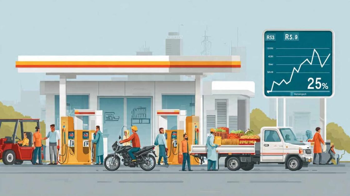 عوام کو ریلیف کیوں نہ ملا؟ پیٹرول اور ڈیزل کی قیمتوں میں غیرمعمولی اضافے کی حقیقت بے نقاب اسلام آباد: حکومت کی جانب سے پیٹرول اور ہائی اسپیڈ ڈیزل کی قیمتوں میں اچانک 26 روپے 77 پیسے فی لیٹر اضافے کے بعد اس فیصلے کی اصل وجوہات سامنے آ گئی ہیں، جن سے معلوم ہوتا ہے کہ عالمی مارکیٹ میں قیمتوں میں کمی کے باوجود عوام کو ریلیف دینے کے بجائے ٹیکسوں اور مارجنز میں اضافہ کرکے مہنگائی کا نیا طوفان کھڑا کیا گیا۔ ذرائع کے مطابق گزشتہ ایک ہفتے کے دوران بین الاقوامی مارکیٹ اور مقامی حساب کتاب میں دونوں بڑی پیٹرولیم مصنوعات کی ایکس ریفائنری لاگت میں کمی ریکارڈ کی گئی تھی۔ ہائی اسپیڈ ڈیزل کی ایکس ریفائنری قیمت 3 روپے 44 پیسے فی لیٹر کم ہوئی جبکہ اسی مدت میں پیٹرول کی ایکس ریفائنری قیمت میں 3 روپے 14 پیسے فی لیٹر کمی آئی۔ اصولی طور پر اس کمی کے بعد صارفین کو قیمتوں میں استحکام یا معمولی کمی کا فائدہ ملنا چاہئے تھا، مگر حکومت نے اس کے برعکس دونوں مصنوعات کی قیمتیں یکساں طور پر 26 روپے 77 پیسے فی لیٹر بڑھا دیں۔ مالیاتی ذرائع کا کہنا ہے کہ اس اضافے کی بنیادی وجہ پیٹرولیم لیوی ٹیکس میں اضافہ اور ان لینڈ فریٹ ایکوالائزیشن مارجن (IFEM) میں ردوبدل ہے۔ حکومت نے پیٹرول پر عائد لیوی مزید بڑھا دی جبکہ ہائی اسپیڈ ڈیزل پر اندرون ملک ترسیل اور تقسیم کے نام پر لیا جانے والا فریٹ مارجن بھی اوپر کر دیا گیا، جس کے نتیجے میں قیمتوں کا پورا بوجھ براہ راست عوام پر منتقل کیا گیا۔ ماہرین کے مطابق اگر حکومت پیٹرول پر لیوی ٹیکس نہ بڑھاتی اور ڈیزل پر آئی ایف ای مارجن میں اضافہ نہ کرتی تو موجودہ حساب کتاب کے مطابق قیمتوں میں اتنا بڑا اضافہ ہرگز نہ ہوتا، بلکہ امکان تھا کہ دونوں مصنوعات کی قیمتیں تقریباً جوں کی توں رہتیں یا معمولی کمی بھی ہو سکتی تھی۔ تاہم حکومتی ریونیو بڑھانے کے لئے قیمتوں کے تعین میں ٹیکس عنصر کو غالب رکھا گیا۔ اقتصادی تجزیہ کاروں کا کہنا ہے کہ پیٹرولیم مصنوعات کی قیمتوں میں یہ اضافہ ایسے وقت میں کیا گیا ہے جب ملک میں پہلے ہی اشیائے خورونوش، بجلی، گیس اور ٹرانسپورٹ کے کرایوں میں مسلسل اضافہ جاری ہے۔ پیٹرول اور ڈیزل مہنگے ہونے سے نہ صرف نجی ٹرانسپورٹ بلکہ مال برداری، زرعی مشینری، صنعتی پیداوار اور پبلک ٹرانسپورٹ کے اخراجات بڑھیں گے، جس کے نتیجے میں آنے والے دنوں میں مہنگائی کی نئی لہر متوقع ہے۔ ہائی اسپیڈ ڈیزل کی قیمت میں اضافے کا سب سے زیادہ اثر زرعی شعبے اور مال بردار گاڑیوں پر پڑے گا کیونکہ کھیتوں میں استعمال ہونے والے ٹیوب ویل، ٹریکٹر اور دیگر مشینری بڑی حد تک ڈیزل پر چلتی ہیں۔ اسی طرح بین الصوبائی سامان کی ترسیل مہنگی ہونے سے سبزی، آٹا، دالیں اور روزمرہ استعمال کی اشیا مزید مہنگی ہونے کا خدشہ ہے۔ پیٹرول مہنگا ہونے سے موٹر سائیکل، رکشہ اور کار استعمال کرنے والے متوسط طبقے کی ماہانہ آمدورفت لاگت بھی نمایاں طور پر بڑھ جائے گی۔ سیاسی و عوامی حلقوں میں اس فیصلے پر شدید ردعمل سامنے آ رہا ہے۔ ناقدین کا کہنا ہے کہ حکومت نے عالمی مارکیٹ میں قیمتوں میں کمی کا فائدہ عوام تک منتقل کرنے کے بجائے ٹیکس وصولی کا ذریعہ بنا لیا ہے۔ ان کا مؤقف ہے کہ اگر بین الاقوامی سطح پر خام تیل کی قیمتیں کم ہونے کے باوجود مقامی صارف کو ریلیف نہیں ملتا تو پھر قیمتوں کے تعین کا موجودہ نظام صرف حکومتی محصولات بڑھانے کا آلہ بن کر رہ جاتا ہے۔ دوسری جانب حکومتی ذرائع غیر رسمی طور پر یہ مؤقف دے رہے ہیں کہ مالیاتی خسارے، آئی ایم ایف اہداف اور ریونیو ضروریات کے باعث پیٹرولیم لیوی میں اضافہ ناگزیر تھا، تاہم اس فیصلے سے عام آدمی کی مشکلات میں مزید اضافہ یقینی قرار دیا جا رہا ہے۔ اقتصادی ماہرین خبردار کر رہے ہیں کہ اگر آئندہ ہفتوں میں بھی حکومت نے پیٹرولیم مصنوعات کو ریونیو جمع کرنے کے ہتھیار کے طور پر استعمال کیا تو مہنگائی کا مجموعی اشاریہ دوبارہ اوپر جا سکتا ہے۔ یوں واضح ہو گیا ہے کہ اس بار پیٹرول اور ہائی اسپیڈ ڈیزل کی قیمتوں میں اضافہ عالمی منڈی کی وجہ سے نہیں بلکہ حکومتی ٹیکس پالیسیوں اور اندرونی مارجن بڑھانے کے باعث کیا گیا، جس کا براہ راست خمیازہ عوام کو بھگتنا پڑے گا۔