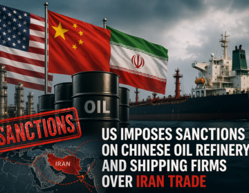 امریکا نے چین کی آئل ریفائنری اور شپنگ کمپنیوں پر پابندیاں عائد کردیں، ایران کی تیل برآمدات نشانے پر پشاور ( دی خیبرٹائمز مانیٹرنگ ڈیسک ) امریکا نے ایران کے ساتھ تجارتی روابط رکھنے والی چین میں قائم ایک بڑی آئل ریفائنری، تقریباً 40 شپنگ کمپنیوں اور درجنوں آئل ٹینکرز پر نئی اقتصادی پابندیاں عائد کر دی ہیں۔ یہ اقدام امریکی صدر ڈونلڈ ٹرمپ کی جانب سے ایران کے ساتھ کاروبار کرنے والے ممالک اور اداروں کو خبردار کرنے کے بعد سامنے آیا ہے اور اسے تہران پر معاشی دباؤ بڑھانے کی نئی کوشش قرار دیا جا رہا ہے۔ غیر ملکی خبر رساں اداروں کے مطابق امریکی محکمہ خزانہ نے جمعہ کے روز اعلان کیا کہ چین کی ایک معروف نجی آئل ریفائنری اور اس سے منسلک شپنگ نیٹ ورک ایران سے خام تیل خریدنے، ذخیرہ کرنے اور عالمی منڈیوں تک منتقل کرنے میں ملوث پایا گیا، جس کے بعد ان پر باضابطہ پابندیاں نافذ کردی گئی ہیں۔ امریکی حکام کے مطابق پابندیوں کی زد میں آنے والی کمپنیوں میں متعدد شپنگ فرمیں، سمندری لاجسٹک آپریٹرز، آئل بروکرز اور تقریباً 40 ٹینکرز شامل ہیں جو مبینہ طور پر ایرانی تیل کو خفیہ راستوں، جعلی دستاویزات اور مختلف جھنڈوں کے تحت عالمی منڈیوں تک پہنچاتے رہے۔ امریکی محکمہ خزانہ کے بیان میں کہا گیا ہے کہ ایران اپنی تیل برآمدات سے حاصل ہونے والی آمدنی کو خطے میں عسکری سرگرمیوں، اتحادی ملیشیاؤں کی معاونت اور حساس جوہری پروگرام کے لئے استعمال کرتا ہے، اس لیے واشنگٹن ایران کے ہر اس مالی ذریعے کو نشانہ بنا رہا ہے جو اسے عالمی پابندیوں کے باوجود زندہ رکھے ہوئے ہے۔ بیان میں کہا گیا کہ، جو کمپنیاں، بینک، شپنگ ادارے یا ریفائنریز ایرانی تیل کے کاروبار میں شریک ہوں گی، انہیں امریکی مالیاتی نظام تک رسائی سے محروم کیا جائے گا۔ امریکی حکام کا کہنا ہے کہ یہ پابندیاں صرف ایران ہی نہیں بلکہ ان تمام بین الاقوامی نیٹ ورکس کے خلاف ہیں جو تہران کی تیل تجارت کو سہارا دے رہے ہیں۔ یہ پابندیاں ایسے وقت میں سامنے آئی ہیں جب صدر ڈونلڈ ٹرمپ نے چند روز قبل ایک سخت بیان میں کہا تھا کہ جو بھی ملک یا کمپنی ایران سے تیل خریدے گی یا اس کے ساتھ کاروبار کرے گی، اسے امریکی پابندیوں کے سنگین نتائج بھگتنا ہوں گے۔ ٹرمپ انتظامیہ کی جانب سے یہ واضح کیا گیا تھا کہ ایران کو معاشی طور پر مکمل تنہائی میں دھکیلنا واشنگٹن کی ترجیح ہے تاکہ تہران کو اپنے جوہری اور علاقائی پالیسیوں پر پسپائی اختیار کرنے پر مجبور کیا جا سکے۔ تجزیہ کاروں کے مطابق تازہ پابندیاں اسی زیرو ایرانی آئل ایکسپورٹ حکمت عملی کا تسلسل ہیں۔ عالمی توانائی مارکیٹ کے اعداد و شمار کے مطابق چین ایران سے خام تیل خریدنے والے بڑے خریداروں میں شامل ہے۔ اگرچہ چین سرکاری سطح پر امریکی یکطرفہ پابندیوں کو تسلیم نہیں کرتا، تاہم چینی نجی ریفائنریز اور آزاد شپنگ نیٹ ورکس ایران سے رعایتی نرخوں پر خام تیل حاصل کرتے رہے ہیں۔ ماہرین کا کہنا ہے کہ ایران امریکی پابندیوں کے باوجود اپنی یومیہ لاکھوں بیرل تیل کی فروخت کا بڑا حصہ چین کو مختلف غیر رسمی راستوں سے بھیجتا ہے۔ اس مقصد کے لئے اکثر جہازوں کے نام تبدیل کئے جاتے ہیں سمندر میں تیل ایک ٹینکر سے دوسرے میں منتقل کیا جاتا ہے۔ کارگو دستاویزات میں اصل ملک چھپایا جاتا ہے، مختلف ممالک کے جھنڈے استعمال کئے جاتے ہیں امریکا کا دعویٰ ہے کہ تازہ پابندیاں اسی خفیہ نیٹ ورک کو توڑنے کیلئے لگائی گئی ہیں۔ ایران کی معیشت پہلے ہی شدید افراط زر، کرنسی کی گراوٹ، بے روزگاری اور بین الاقوامی تنہائی کا شکار ہے۔ ایسے میں تیل کی برآمدات ہی تہران کیلئے سب سے بڑا زرمبادلہ ذریعہ سمجھی جاتی ہیں۔ اقتصادی ماہرین کے مطابق اگر چین کی ریفائنریز اور شپنگ نیٹ ورکس پر امریکی دباؤ مؤثر ثابت ہوتا ہے تو ایران کی یومیہ تیل برآمدات میں کمی آسکتی ہے، حکومت کی آمدنی متاثر ہوگی، عالمی ادائیگیوں کا نظام مزید محدود ہوگا، ایرانی ریال پر دباؤ بڑھے گا۔ بیجنگ نے فوری طور پر ان پابندیوں پر باضابطہ ردعمل نہیں دیا، تاہم ماضی میں چین امریکی یکطرفہ اقتصادی اقدامات کو بین الاقوامی تجارت میں مداخلت قرار دیتا رہا ہے۔ تجزیہ کاروں کے مطابق یہ فیصلہ ایسے وقت میں آیا ہے جب، امریکا اور چین کے درمیان تجارتی جنگ دوبارہ شدت اختیار کر رہی ہے۔ ایران امریکا جوہری مذاکرات غیر یقینی صورتحال کا شکار ہیں، اس لئے تازہ پابندیاں صرف ایران مخالف اقدام نہیں بلکہ چین کو بھی ایک واضح سفارتی پیغام تصور کی جا رہی ہیں۔ توانائی ماہرین کے مطابق اگر ایرانی تیل کی سپلائی مزید محدود ہوتی ہے تو عالمی منڈی میں خام تیل کی قیمتوں میں اتار چڑھاؤ بڑھ سکتا ہے، خاص طور پر ایسے وقت میں جب مشرق وسطیٰ پہلے ہی سیکیورٹی خدشات اور سمندری راستوں کی غیر یقینی صورتحال سے دوچار ہے۔ مبصرین کا خیال ہے کہ آبنائے ہرمز اور خلیجی بحری گزرگاہوں میں کسی بھی نئی کشیدگی سے عالمی ترسیل متاثر ہو سکتی ہے۔ بین الاقوامی امور کے ماہرین کا کہنا ہے کہ امریکا اب ایران کے خلاف صرف براہ راست پابندیوں تک محدود نہیں بلکہ تہران کے ہر تجارتی شراکت دار، خریدار اور ترسیلی نیٹ ورک کو بھی نشانہ بنا رہا ہے۔ اس سے واضح ہوتا ہے کہ، واشنگٹن ایران کو معاشی طور پر اس نہج پر لے جانا چاہتا ہے جہاں وہ یا تو مذاکرات میں مکمل لچک دکھائے یا شدید مالی بحران کا سامنا کرے۔