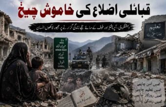 قبائلی اضلاع کی خاموش چیخ تحریر:شھزادین جرنلسٹ خیبرپختونخوا کے قبائلی اضلاع، خصوصاً جنوبی وزیرستان، شمالی وزیرستان، کرم، باجوڑ اور خیبر وہ خطے ہیں جو دو دہائیوں سے دہشتگردی، فوجی آپریشنز، بارودی دھماکوں اور مسلسل خوف کے سائے میں زندہ ہیں۔ یہ وہ علاقے ہیں جہاں ہر صبح امن کی دعا سے شروع ہوتی ہے اور ہر رات کسی نئے سانحے کی خبر پر ختم ہوجاتی ہے۔ پاک افغان بارڈر سے متصل یہ خطہ کبھی اپنی ثقافت، مہمان نوازی، تجارت اور قدرتی حسن کی وجہ سے پہچانا جاتا تھا، مگر آج یہاں کے بازار سنسان، اسکول ملبے کا ڈھیر، ہسپتال ویران اور لوگ ذہنی اذیت کا شکار ہوچکے ہیں۔ اس جنگ نے سب سے زیادہ نقصان عام پشتون عوام کو پہنچایا، وہ عوام جو نہ کسی جنگ کا حصہ تھے اور نہ ہی کسی طاقت کے فیصلوں میں شریک، مگر قربانی ہمیشہ انہی کے حصے میں آئی۔ وانا، میرانشاہ، تیراہ، شوال اور دیگر علاقوں میں کئی خاندان ایسے ہیں جنہوں نے ایک ہی دہائی میں اپنے کئی پیارے کھودیئے۔ کسی کا بچہ بارودی سرنگ کا شکار ہوا، کسی کا والد اغوا ہوگیا، کسی کا گھر دھماکے میں تباہ ہوا اور کسی کی زندگی چیک پوسٹوں، ناکہ بندیوں اور خوف کے درمیان گزر گئی۔ عوام کے کاروبار تباہ ہوگئے، لوگ نقل مکانی پر مجبور ہوئے، نوجوان بیروزگاری اور مایوسی کا شکار ہوگئے۔ سب سے بڑا المیہ یہ ہے کہ یہاں کے لوگ دوہری اذیت جھیل رہے ہیں۔ ایک طرف مسلح گروہ عوام کو اپنے نظریات کے نام پر دھمکاتے ہیں، دوسری طرف ریاستی سختیاں عام شہری کی زندگی مزید مشکل بنادیتی ہیں۔ دہشتگردی کے خلاف آواز اٹھانا بھی خطرناک بن چکا ہے۔ احتجاج کرنے والے غدار کہلاتے ہیں، امن مانگنے والے مشکوک بن جاتے ہیں اور سچ بولنے والوں کو خاموش کرانے کی کوشش کی جاتی ہے۔ قبائلی اضلاع میں کئی ایسے اسکول ہیں جو دھماکوں میں تباہ ہوئے، کئی مساجد نشانہ بنیں، کئی بازار بارود سے اڑا دیئے گئے۔ سوال یہ ہے کہ آخر اس جنگ کا انجام کیا ہے؟ اگر دہشتگردی کے خلاف جنگ لڑی جارہی ہے تو پھر ہر بار لاشیں عوام کی کیوں اٹھتی ہیں؟ اگر امن قائم ہوچکا ہے تو پھر خوف اب بھی لوگوں کی آنکھوں میں کیوں زندہ ہے؟ یہ خطہ صرف زمین کا ٹکڑا نہیں بلکہ لاکھوں انسانوں کی زندگیوں کا نام ہے۔ یہاں کے بچوں کو کتاب چاہئے، بارود نہیں۔ یہاں کے نوجوانوں کو روزگار چاہئے، بندوق نہیں۔ یہاں کے بزرگوں کو سکون چاہئے، خوف نہیں۔ قبائلی عوام اب صرف ایک سوال پوچھ رہے ہیں: آخر کب تک؟ کب تک پشتون علاقوں میں دھماکوں کی گونج سنائی دے گی؟ کب تک ماؤں کی گودیں اجڑتی رہیں گی؟ کب تک امن کا مطالبہ جرم سمجھا جائے گا؟ تاریخ گواہ ہے کہ جنگیں ہمیشہ طاقتور لوگ شروع کرتے ہیں مگر ان کا بوجھ ہمیشہ عام عوام اٹھاتے ہیں۔ وزیرستان اور قبائلی اضلاع کے لوگ اب صرف زندہ رہنے نہیں بلکہ عزت، امن اور بنیادی حقوق کے ساتھ جینے کا حق مانگ رہے ہیں۔