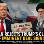 Iran rejects Donald Trump's claim of a June 14 agreement signing as diplomatic tensions continue over a proposed U.S.-Iran deal, sanctions, nuclear issues, and the Strait of Hormuz.