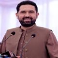Khyber Pakhtunkhwa Chief Minister Sohail Afridi speaking at a grand Jirga against federal tax implementation in merged districts.