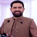 Khyber Pakhtunkhwa Chief Minister Sohail Afridi speaking at a grand Jirga against federal tax implementation in merged districts.