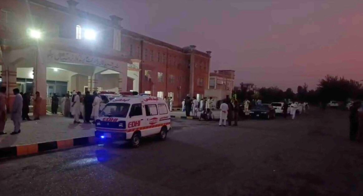 Security personnel at the Hangu check post following a militant attack and counter-operation.
