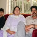 Author Sushmita Banerjee and her husband Janbaz Khan