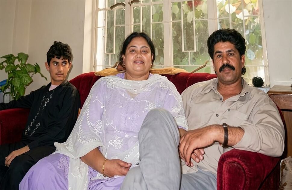Author Sushmita Banerjee and her husband Janbaz Khan