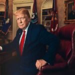 US President Donald Trump addressing military tension and infrastructure threats against Iran
