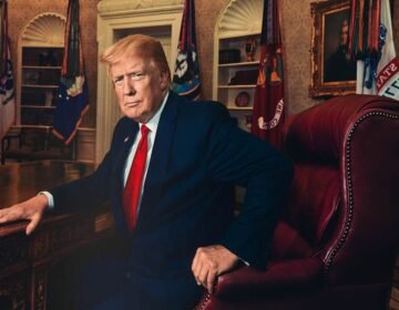 US President Donald Trump addressing military tension and infrastructure threats against Iran