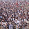 PTI leaders and supporters rallying for Imran Khan's release ahead of the September 27 Islamabad Long March.