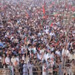 PTI leaders and supporters rallying for Imran Khan's release ahead of the September 27 Islamabad Long March.