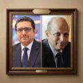 Side-by-side portrait of Azhar Abbas and Tariq Mahmood, newly elected President and General Secretary of AEMEND.